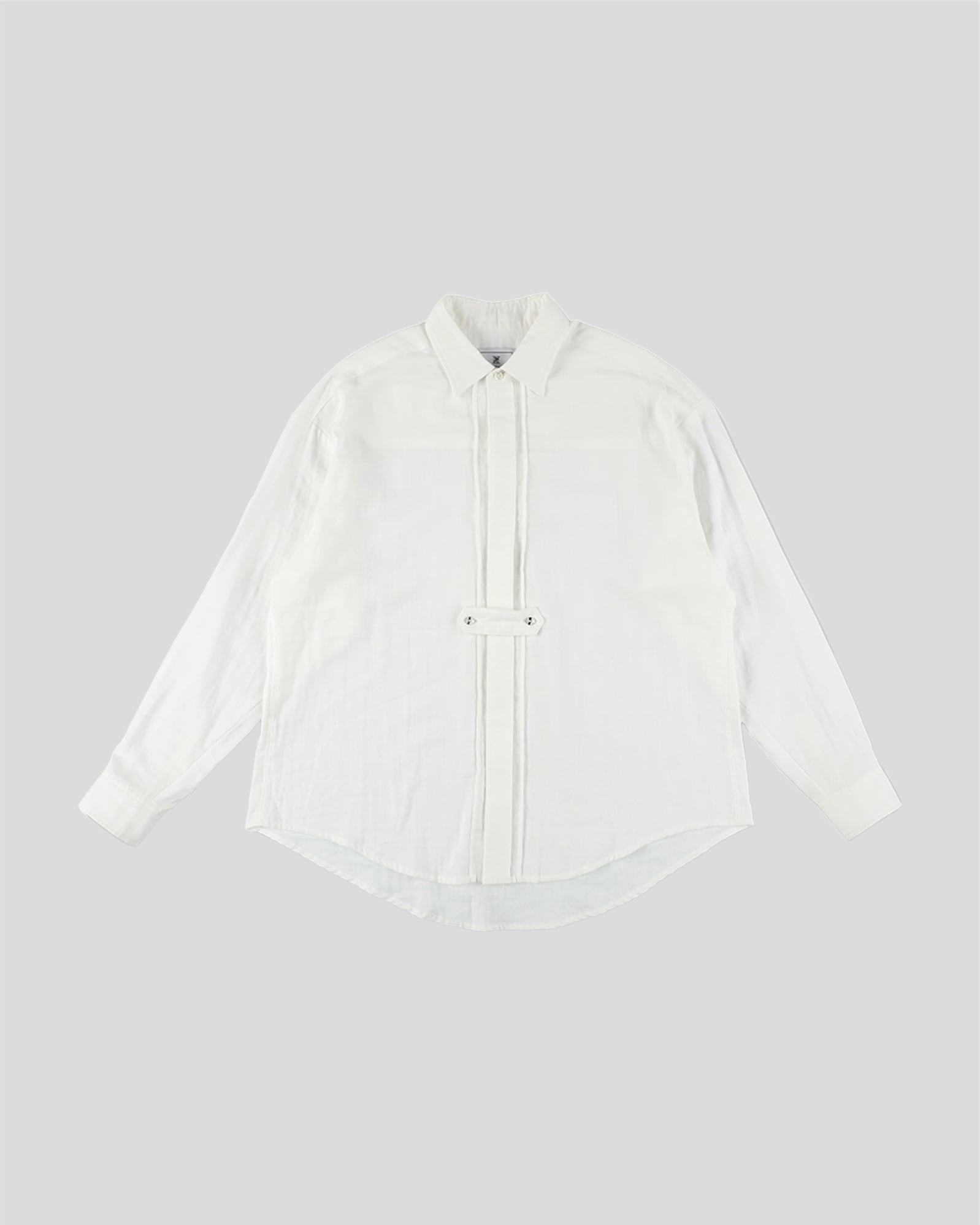 LP SILVER BUTTON CLASSIC SHIRTS WHITE