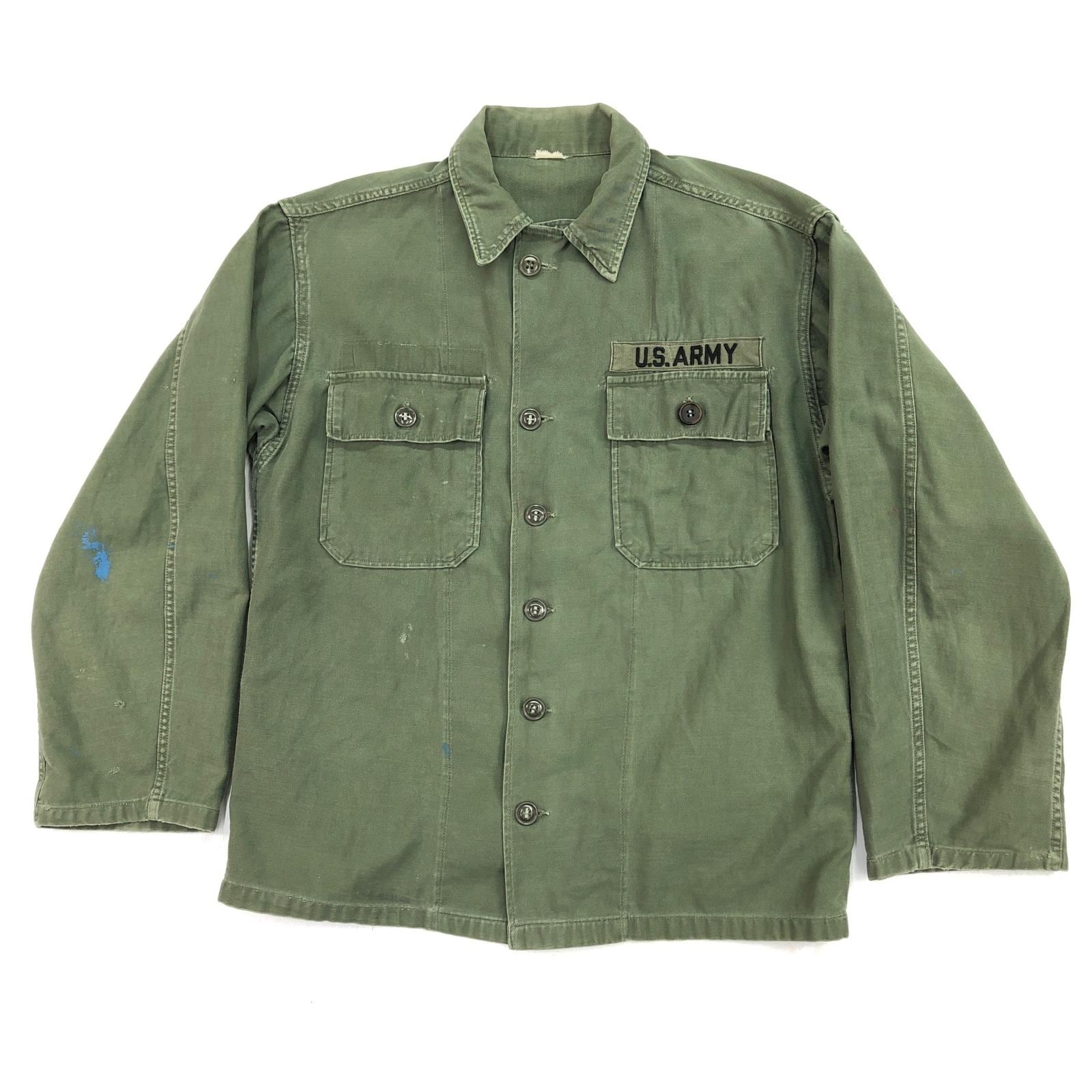 U.S.ARMY 50−60年代 USA製 OG-107 ユーティリティシャツ UTILITY