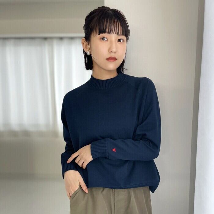 新色追加】ニット レディース トップス トレーナー ハート柄 刺繍 長袖