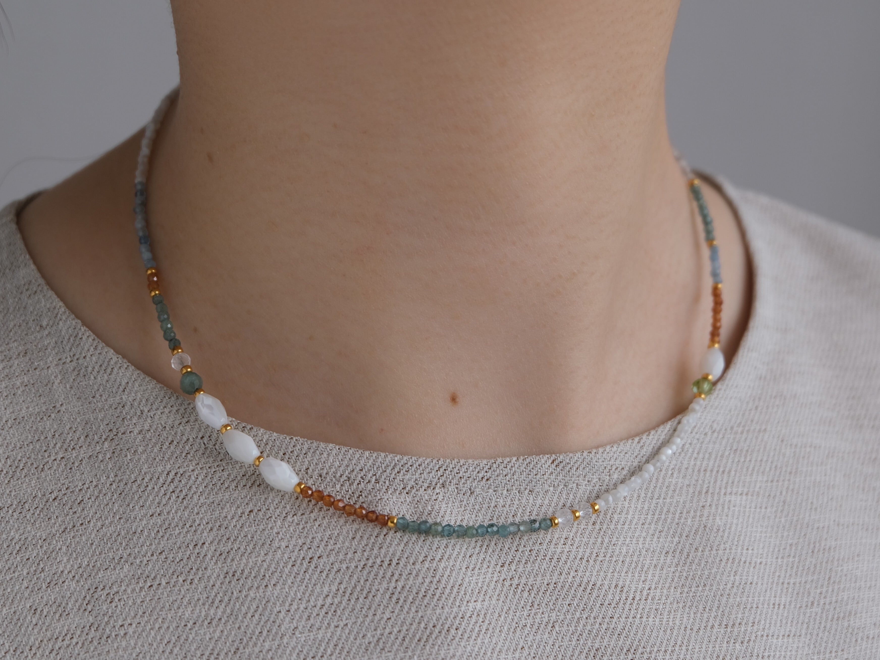 kuldi og hlýja bracelet 淡水バロックパール 天然石ブレスレット 翡翠