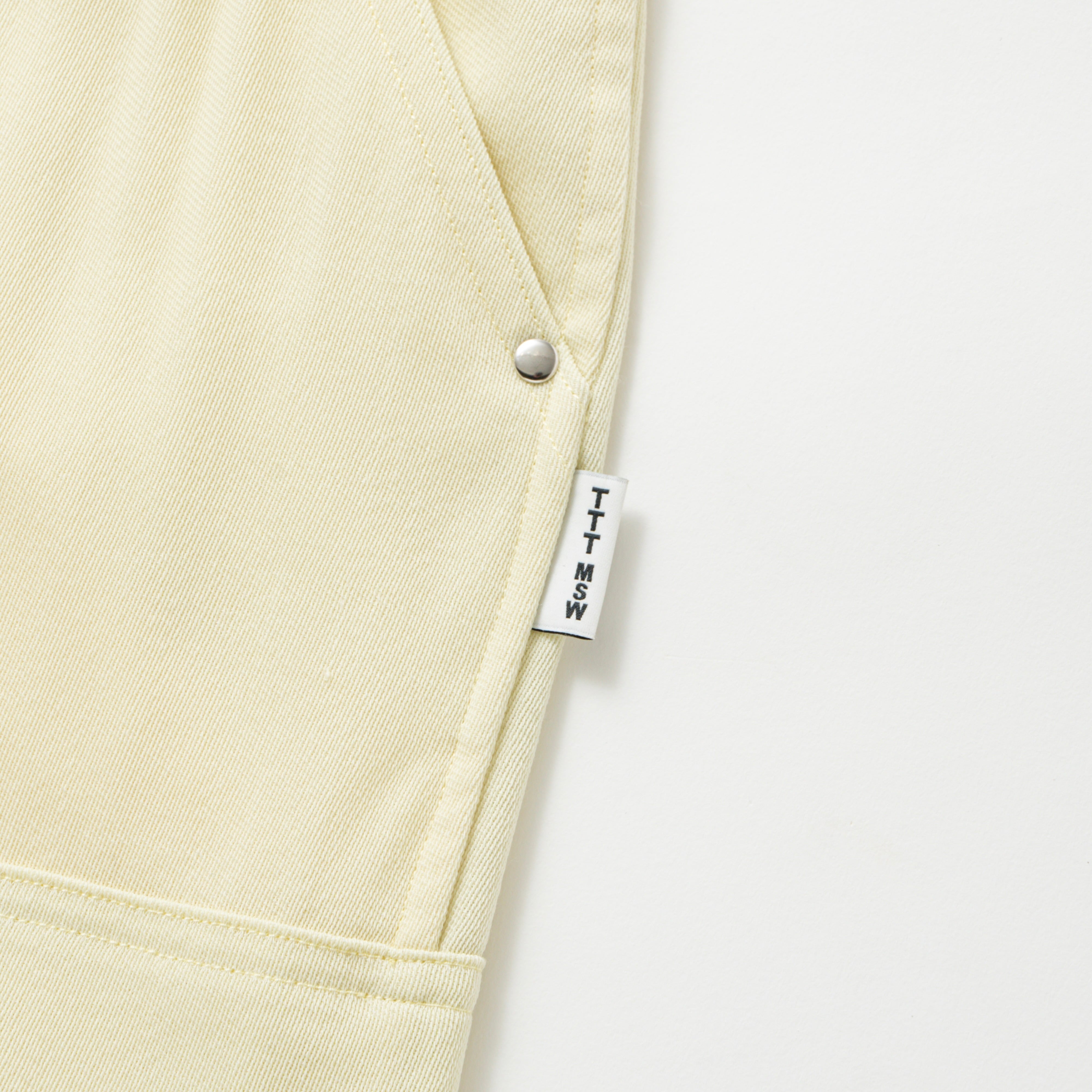 Wool double knee pants（LIGHT YELLOW） | TTTMSW