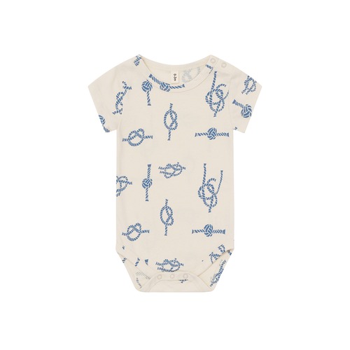 organic zoo / Sailor Knots Short Sleeve Bodysuit / 3-6m・6-12m