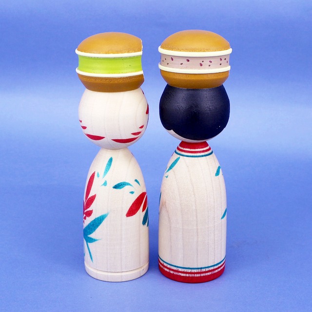 《 作並系・平賀輝幸 工人 》どら焼きこけし