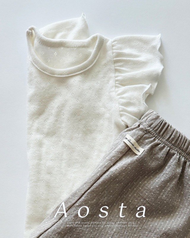 【即納】Aosta/Angel frill T(ivory/XL)