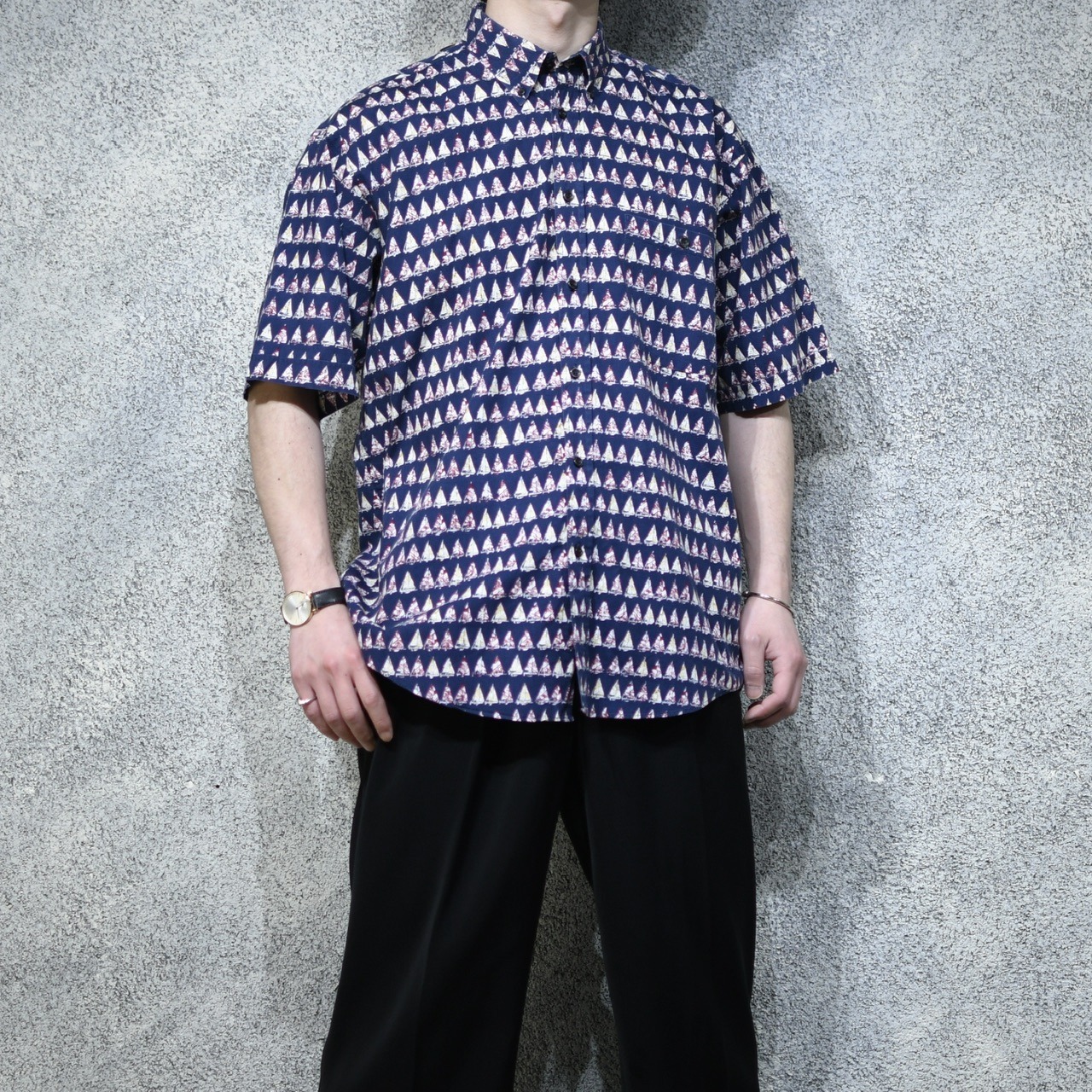 yacht pattern shirt