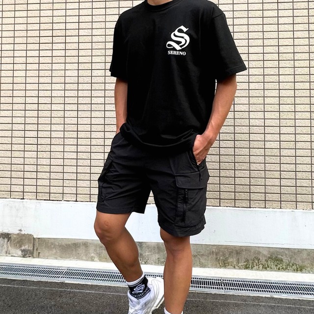 SERENO LOGO T-shirt【BLACK】