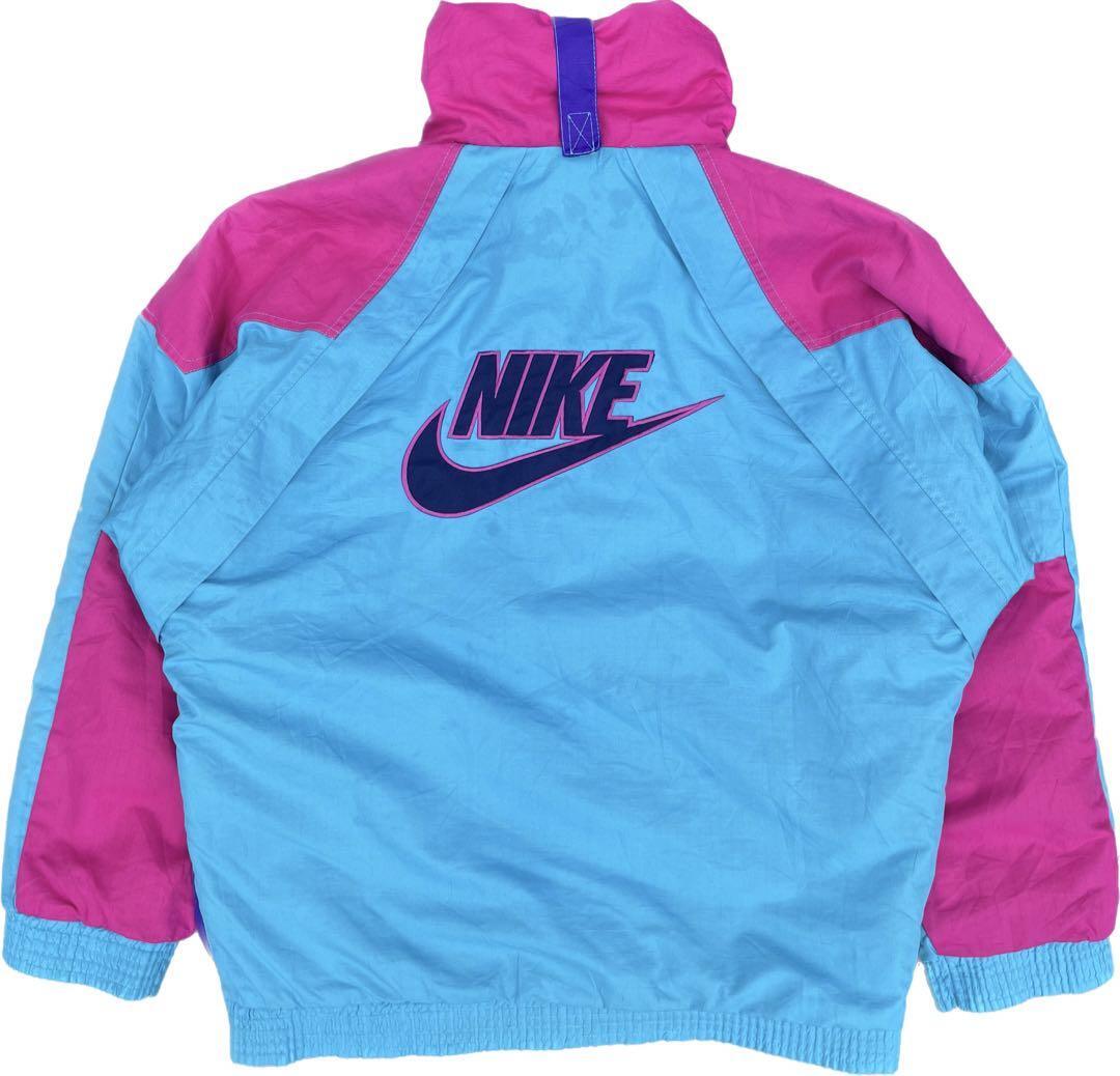 90s NIKE ナイキ USA製 ナイロンプルオーバー スノー