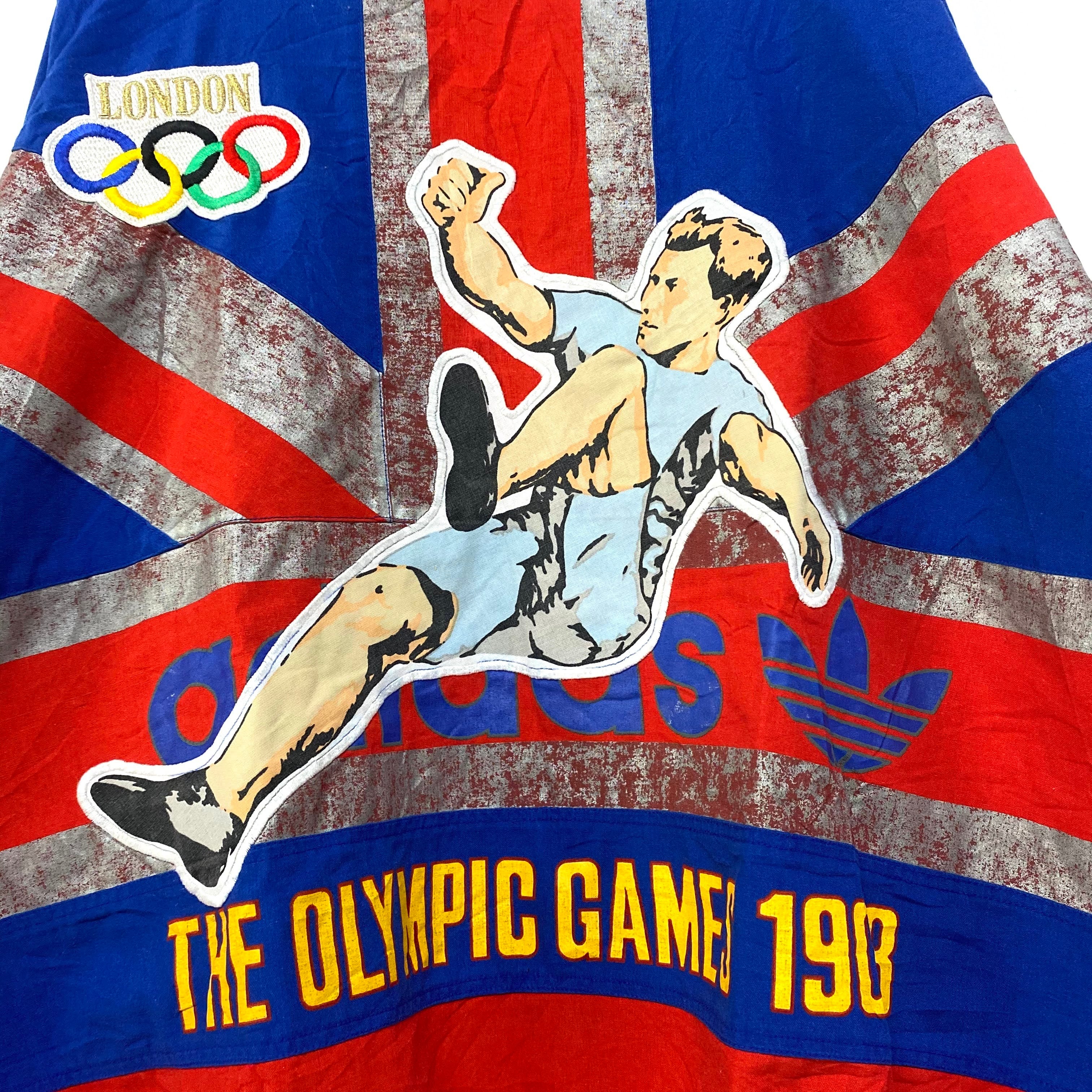 希少 80年代 adidas アディダス OLYMPIC GAMES LONDON ロンドン オリンピック シャツ メンズL ユニオンジャック  ヴィンテージ【スウェット】【VTG】【AL2109】【FM1023】【CS2209-30】【CS2212-20】 | cave  古着屋【公式】古着通販サイト