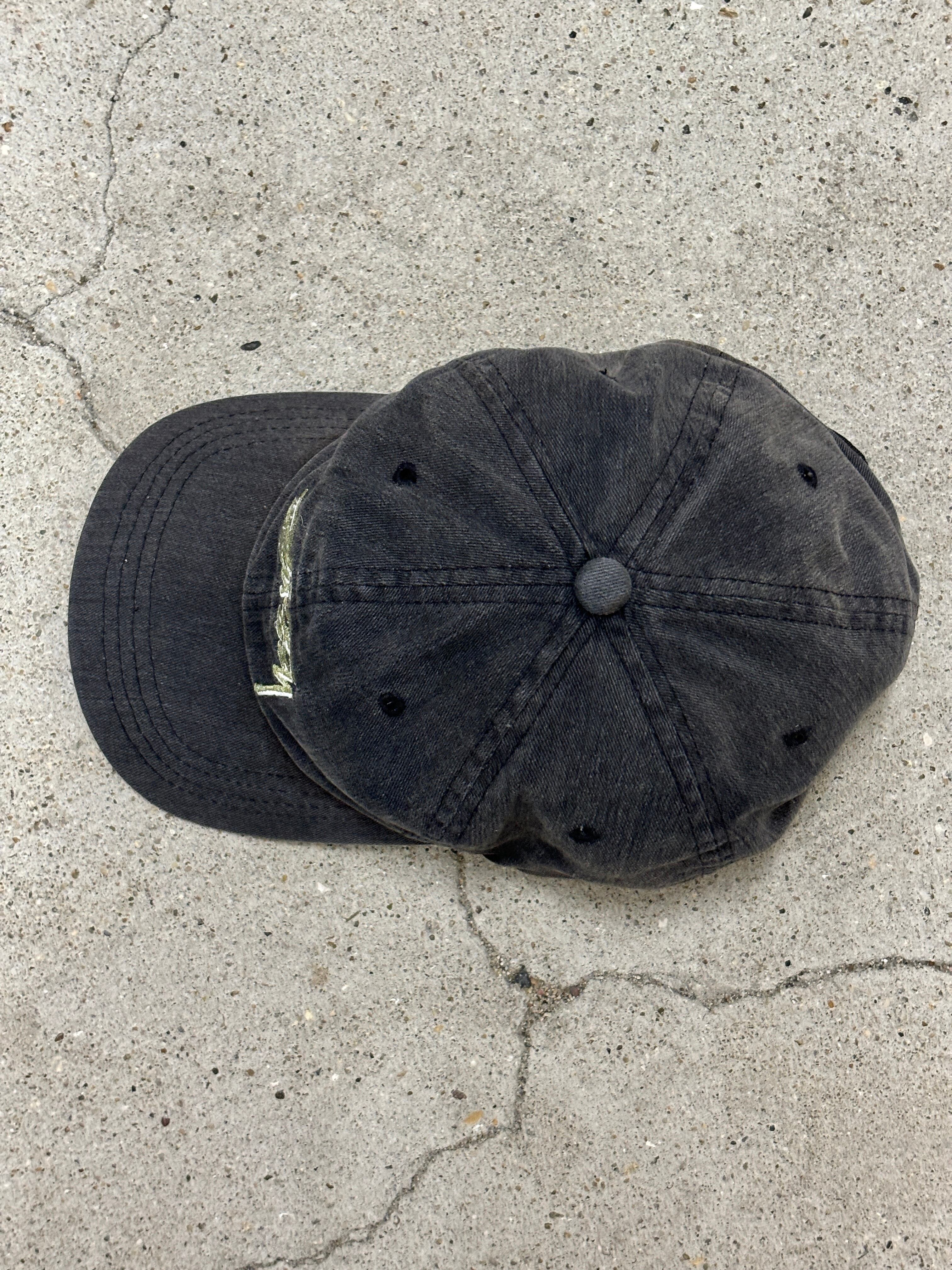 90～00s OLD STUSSY/Logo embroidery Cap/S-M/ストックロゴ/刺繍ロゴ