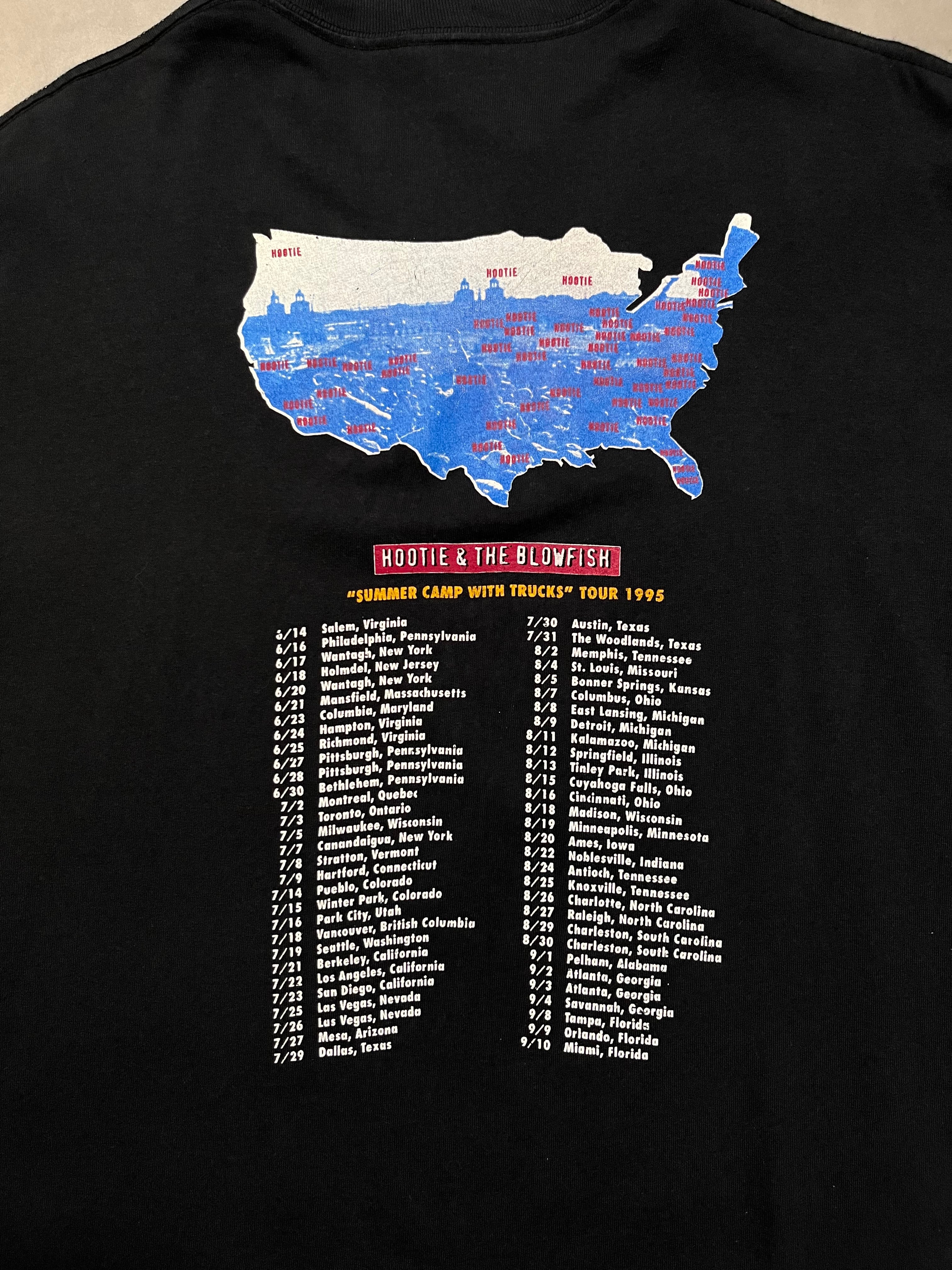 90's “HOOTIE & THE BLOWFISH” Band Tee Made in USA | RENGA CLOTHING