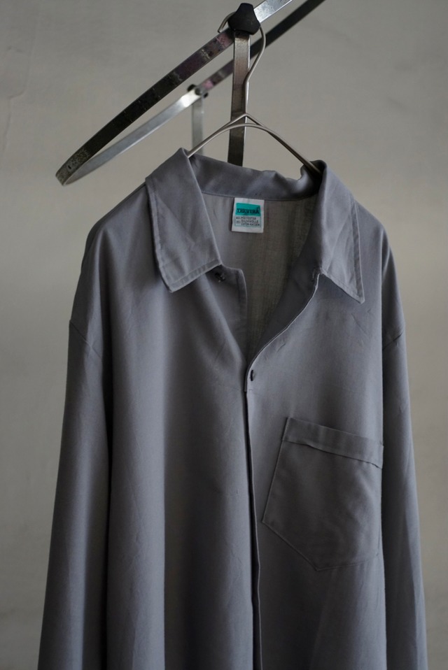70s European Trevira Open Collar Shirt