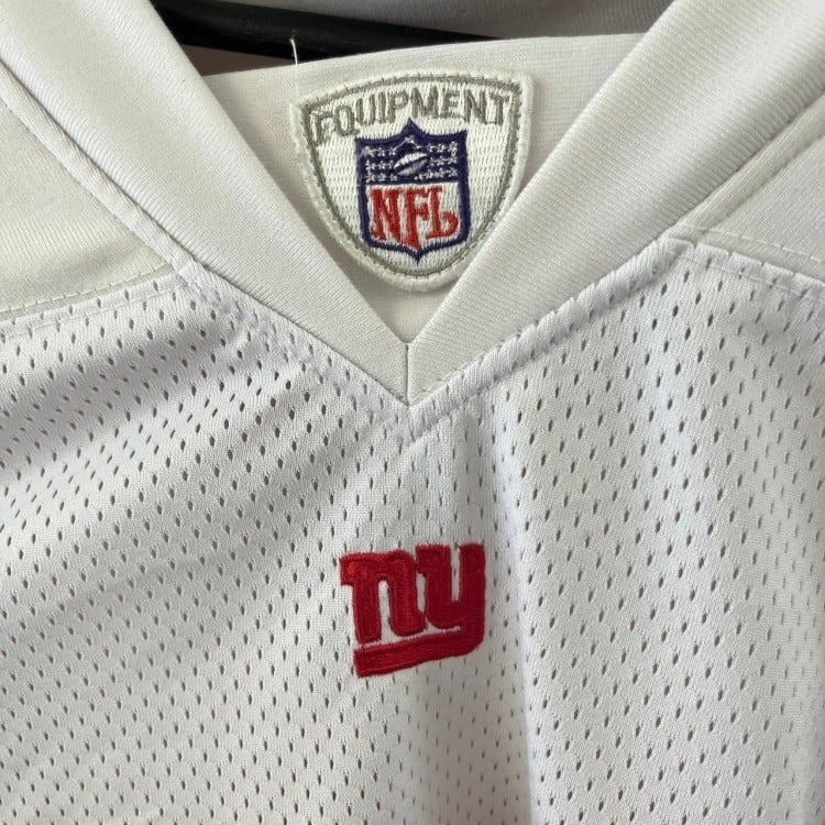 NFL ニューヨークジャイアンツ リーボック ジャスティンタック チーム系 ゲームシャツ ゼッケン プリント 52 古着 古着屋 埼玉 ストリート  オンライン 通販