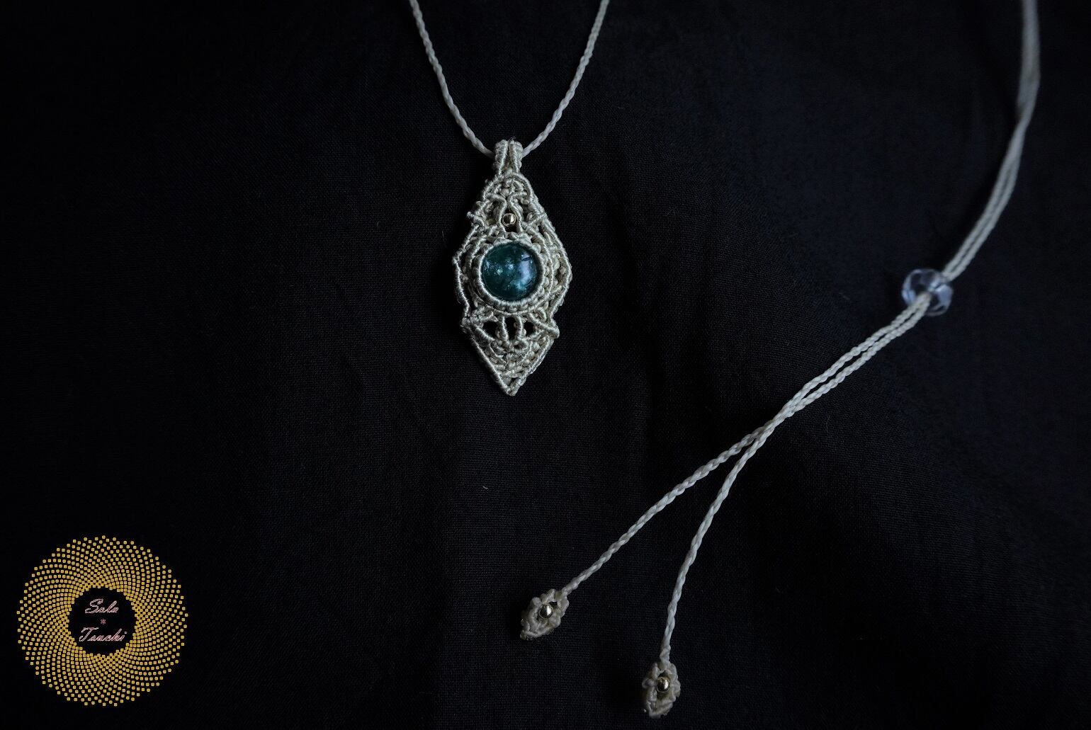 あ〜きゃん　マクラメネックレス２点 Xiyingyaoマクラメ蝋スレッドネックレスチョーカー鎖骨チェーン