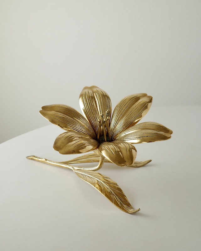 Brass Lily Object