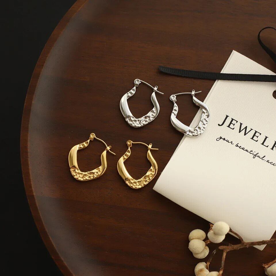 金アレ対応 魅せるフープピアス (0452)