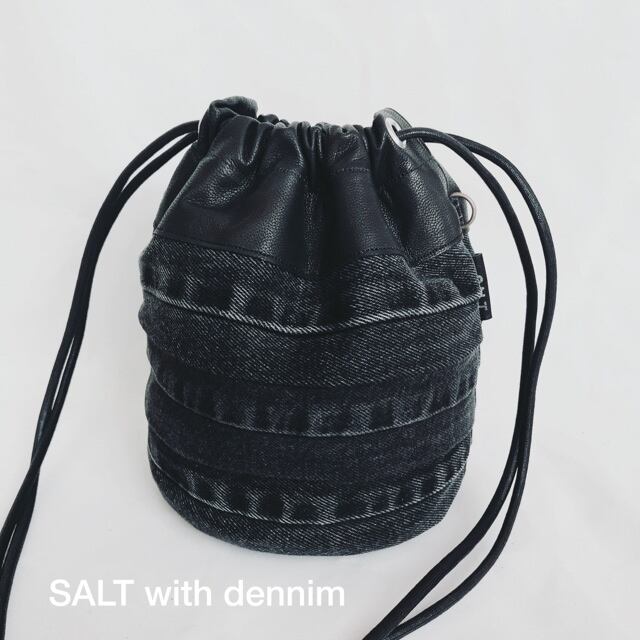 BlackDenim SALTY巾着 No.2575