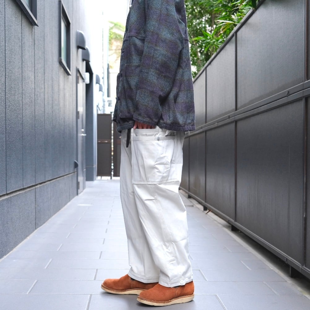 SASSAFRAS(ササフラス) / Overgrown Pants 4/5 -Ivory-(SF-252283) | Signs