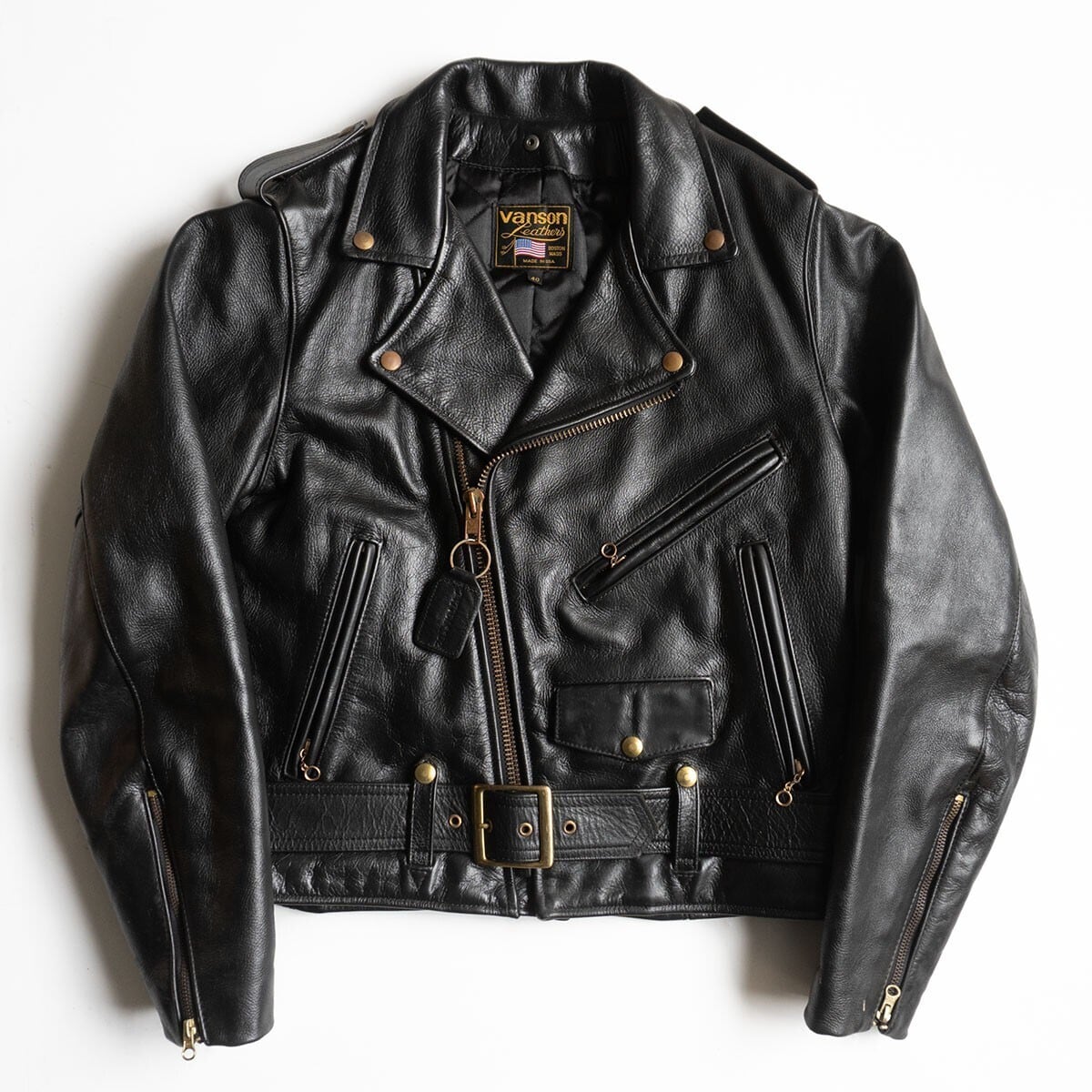 美品BUZZ RICKSON'S A-2フライトジャケット　ホースハイド 38 実名復刻/PERRY SPORTWEAR】BUZZ RICKSON'S【A-2 ホースハイド