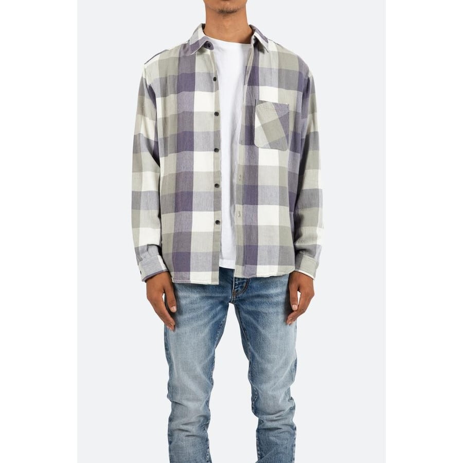 MNML チェックシャツ ミニマル mnml（ミニマル） チェックシャツ ネルシャツ VINTAGE FLANNEL DROP