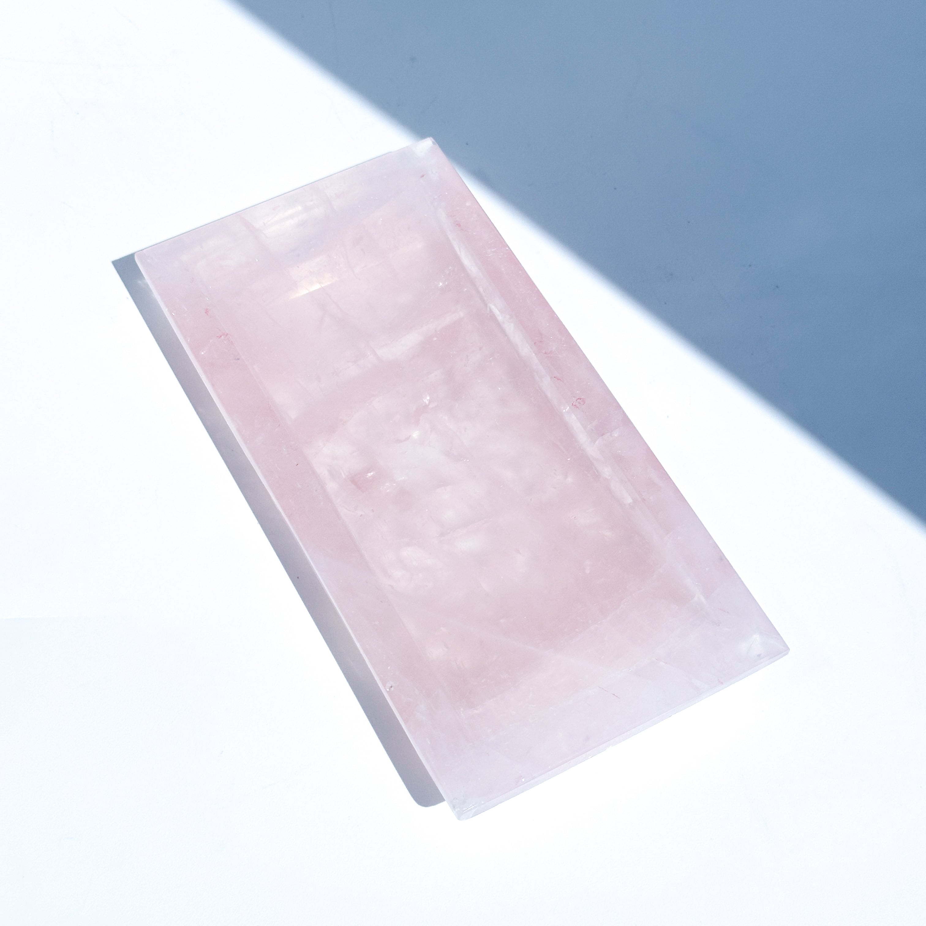 ローズクォーツのトレー 03◇ Rose Quartz ◇ 天然石・鉱物・パワーストーン・インテリア