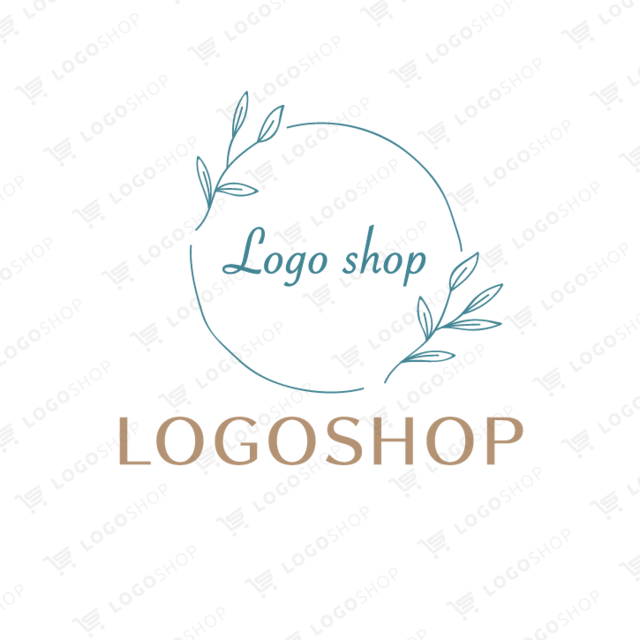 細い線の円とおしゃれボタニカル アルファベット 手書き 円 楕円 丸 花 植物 飾り きれい 女性的 高級感 ゴージャス エレガント おしゃれ 美容 サロン クリニック 健康 医療 医院 病院 歯科 介護福祉 ショップ 店舗 ロゴ作成 購入 販売