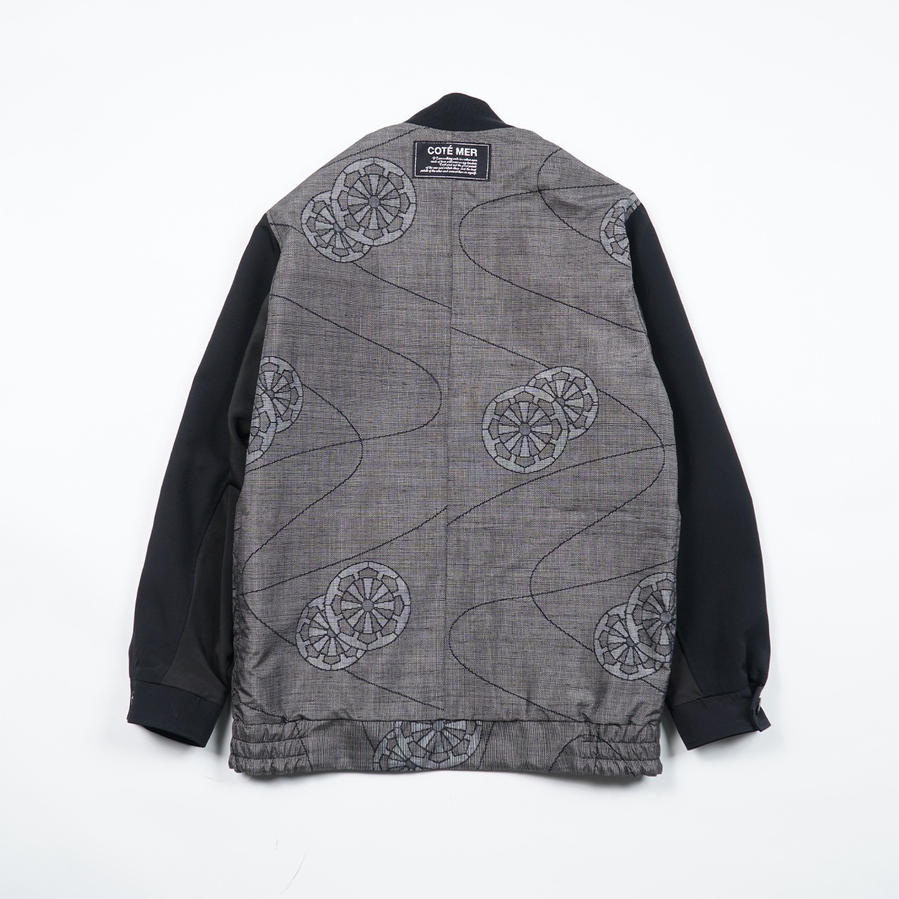 【BJK-M0023】XSsize再構築リバーシブル着物ボンバー  KIMONO REVERSIBLE BOMBER JACKET