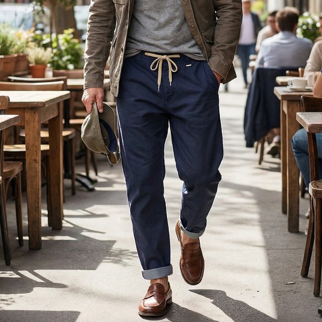 アメリカン ドローストリングイージーデニム　S1072