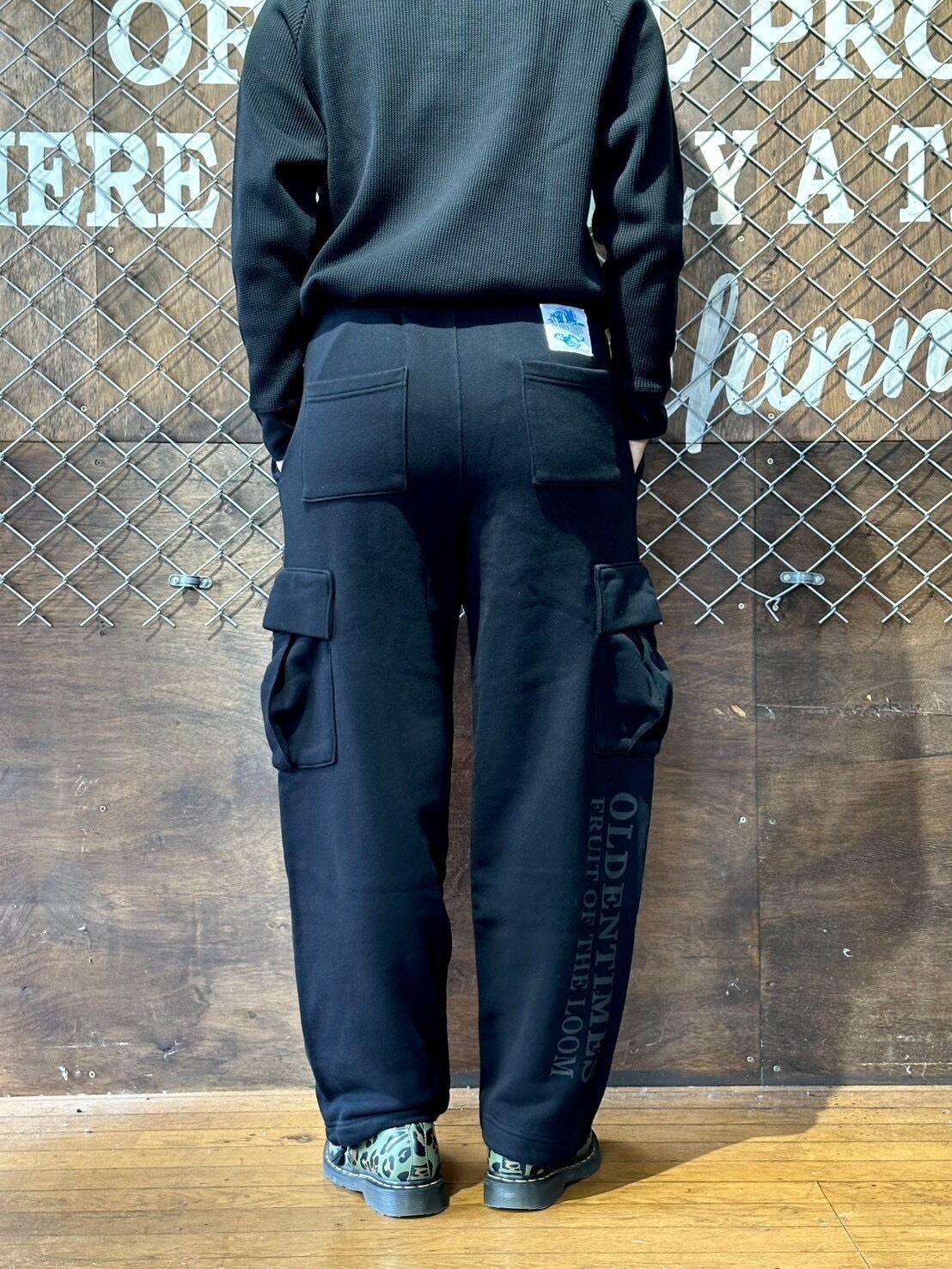 2色展開/Fruit of the Loom×OLDENTIMES】SWEAT CARGO LONG PANTS
