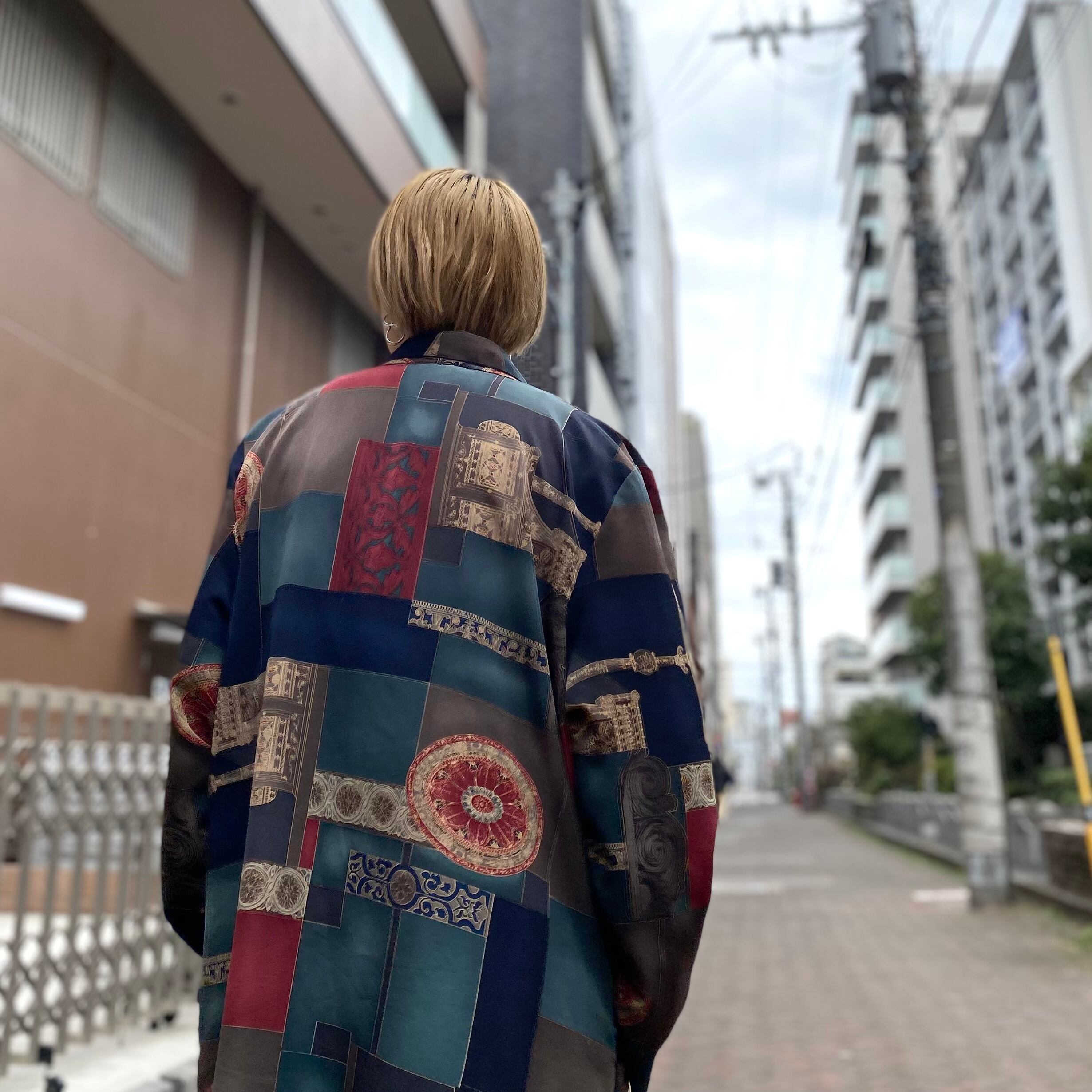 USA製 vintage 総柄 イージー テーラード ジャケット | tspea.org