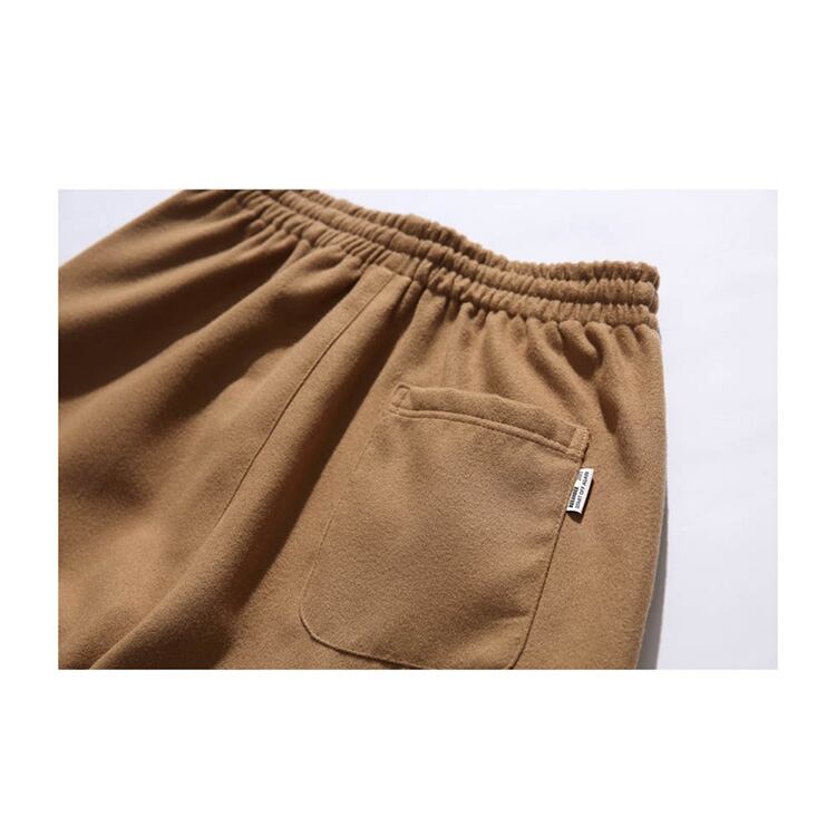 ★THICK ZIPPER STRAIGHT CASUAL PANTS　　　24330