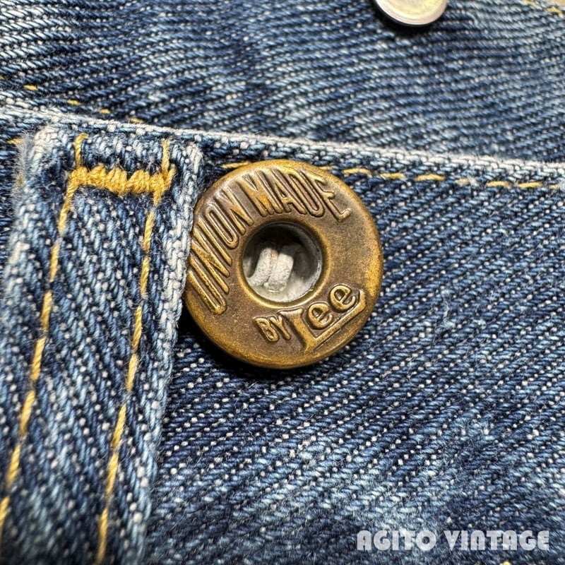 70's~ Lee BOSS OF THE ROAD 77 デニムロガーパンツ 050-3641 SCOVILL