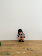 【取寄】EGG TOAST ｜パンプキンパンツ（ワッフルフラワー）｜秋服｜韓国子供服｜26/AT