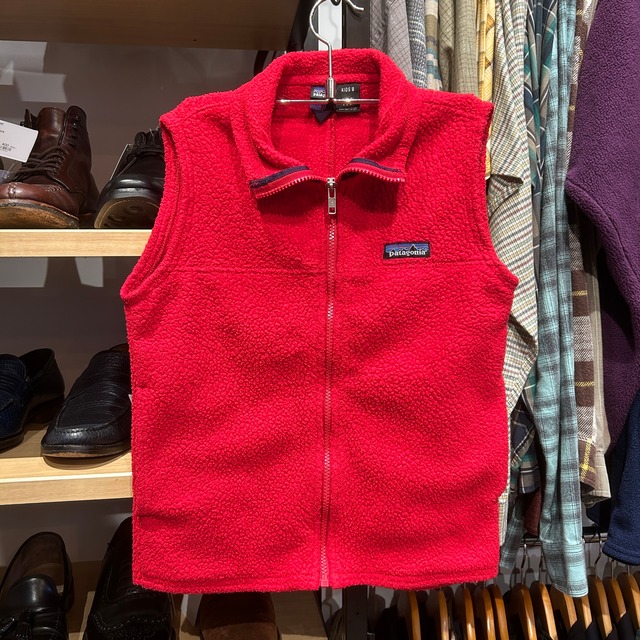 PATAGONIA "FRENCH  RED" FLEECE VEST 1996
