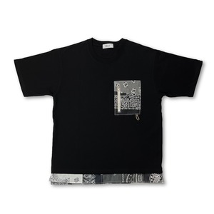 BANDANA POCKET T-SHIRTS (Black)