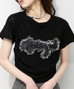 ロゴ ブロークン 半袖 Tシャツ