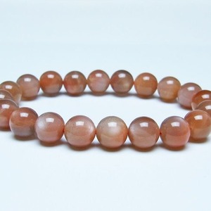 オレンジムーンストーン ブレスレット 10mm 一点物 メール便可 [M便 1/10] 111-48604