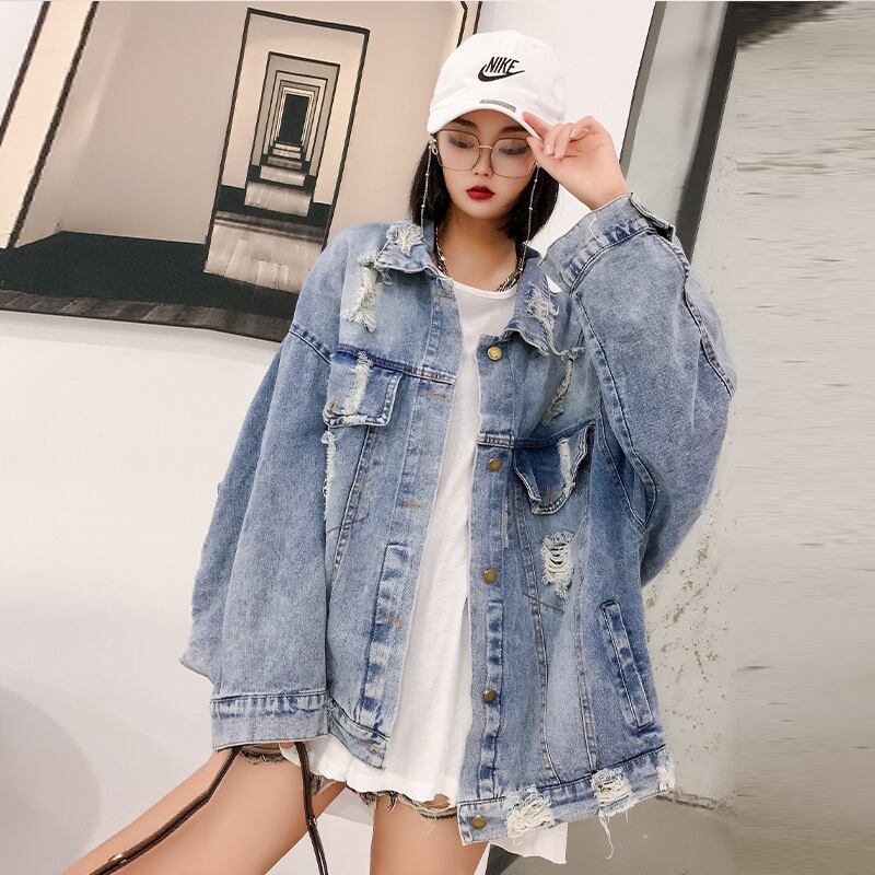 スタイル薄手ジャケット オータムルーズレディース 大きめサイズ 秋物 ミックスインファッション76803363959