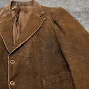 fade brown corduroy tailored jacket