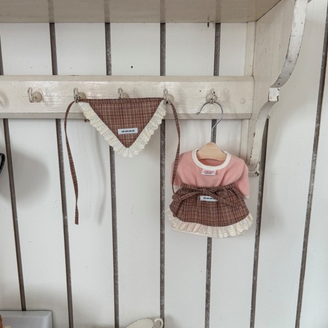 【予約】[tak!tak!tak!tak!] Fluffy Knit Series ops（peach pink）