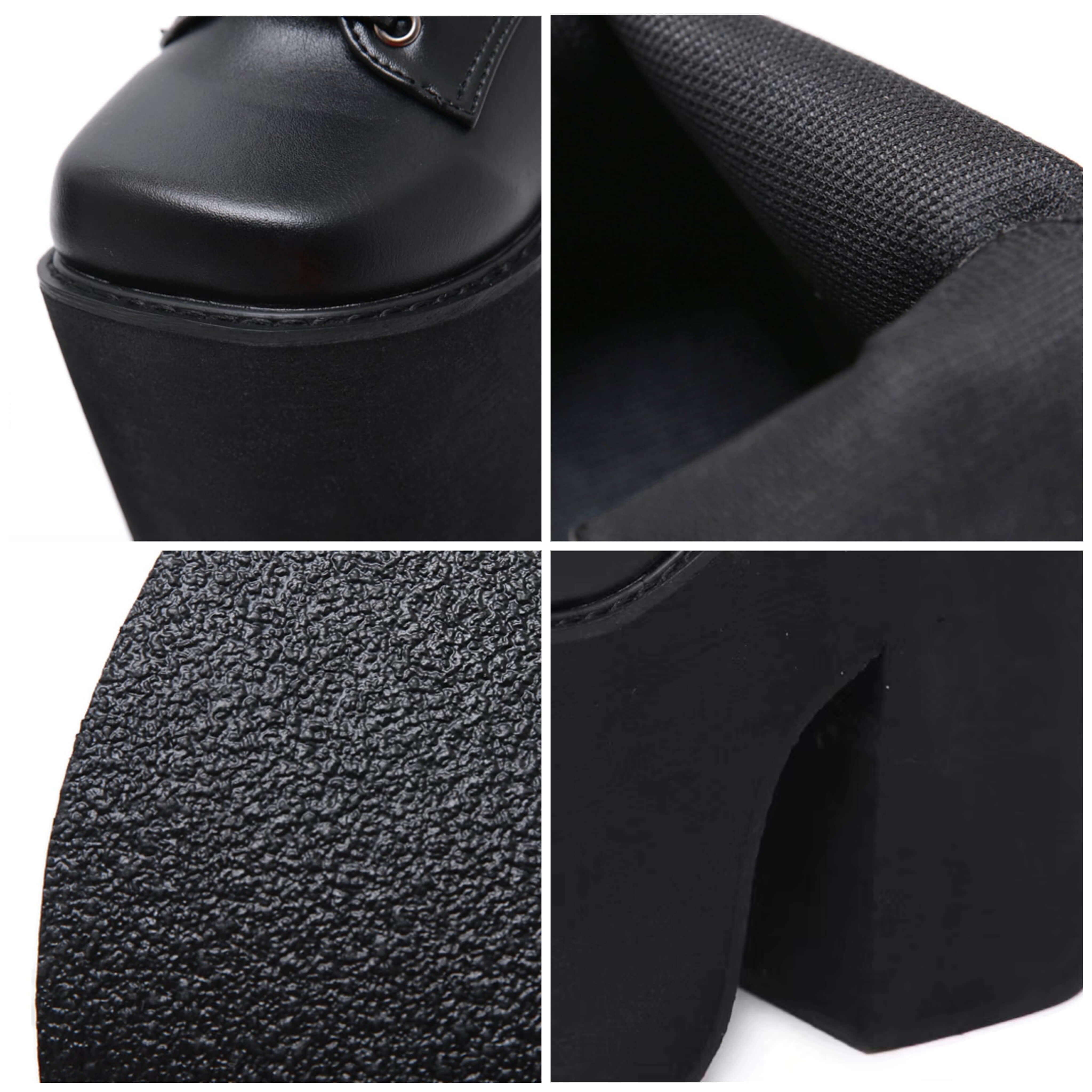 大人気・26.5cmあり】ゴシック厚底ショートブーツ17cm | 厚底シューズ