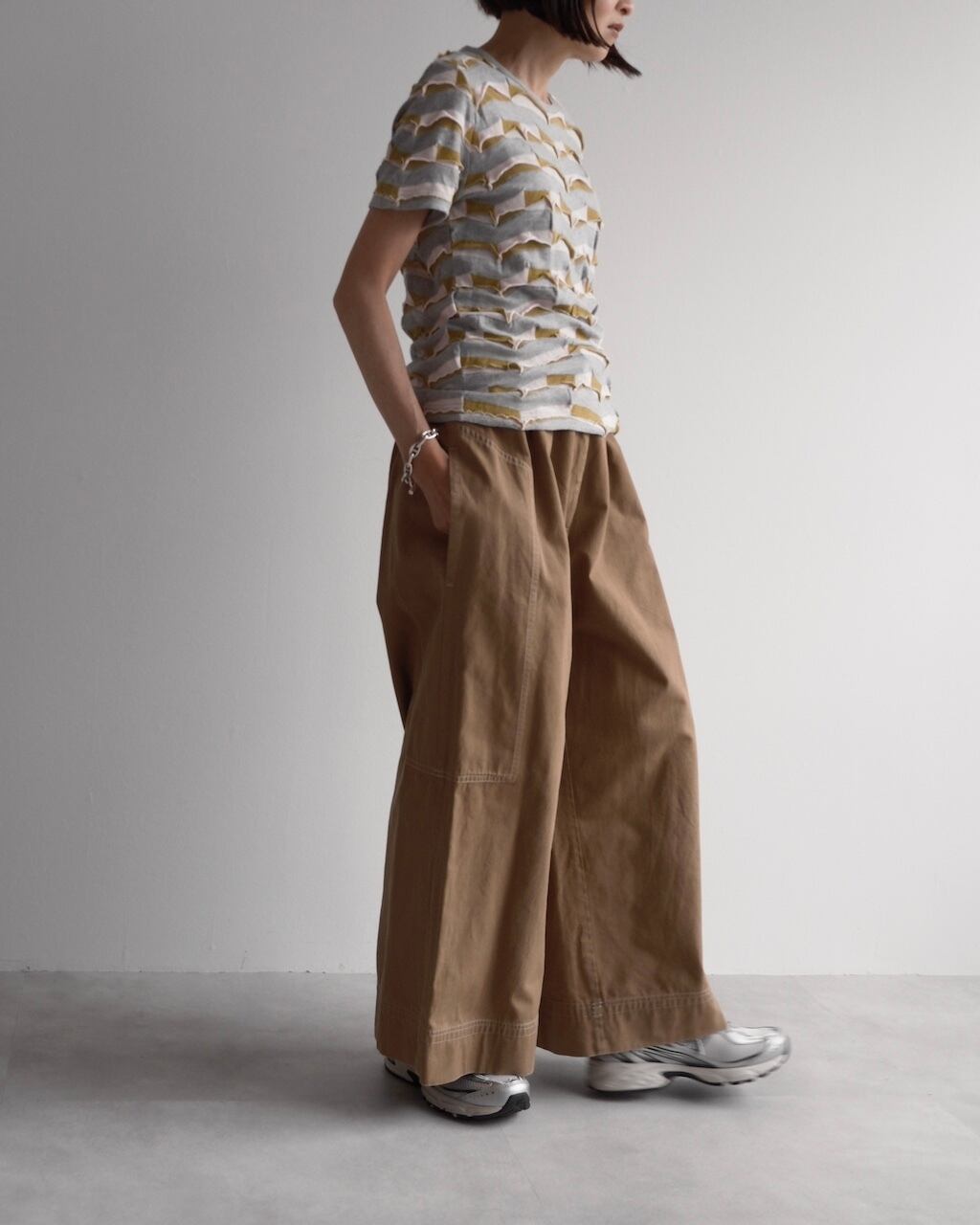 パンツ dries van noten/wide tuck pants DRIES VAN NOTEN TUCKED WIDE PANTS | dear closet
