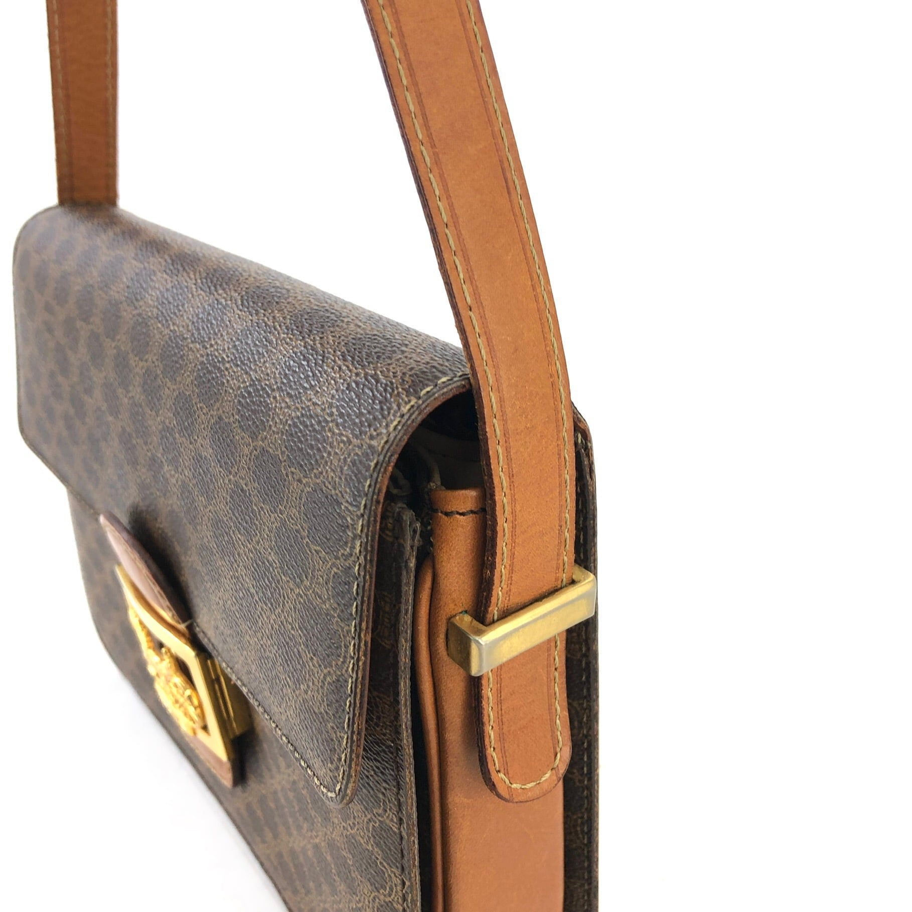 CELINE セリーヌ マカダム 馬車 ホースキャリッジ クロスボディ CELINE セリーヌ マカダム 馬車 ホースキャリッジ クロスボディ