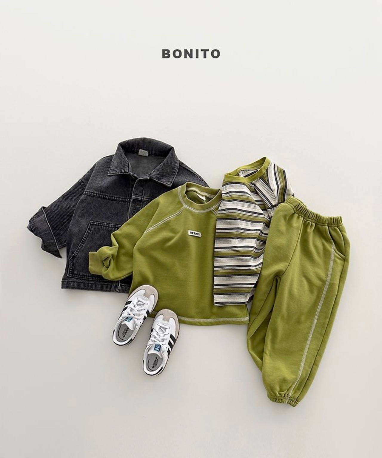 韓国子供服 / BONITO / 26Autumn / コーデュロイデニムジャケット / 秋服 *12M~JM *