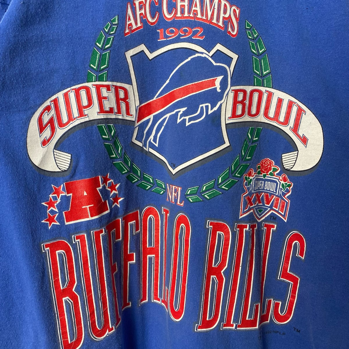 90s NFL バッファロー・ビルズ Tシャツ 古着 アメフト スーパーボウル