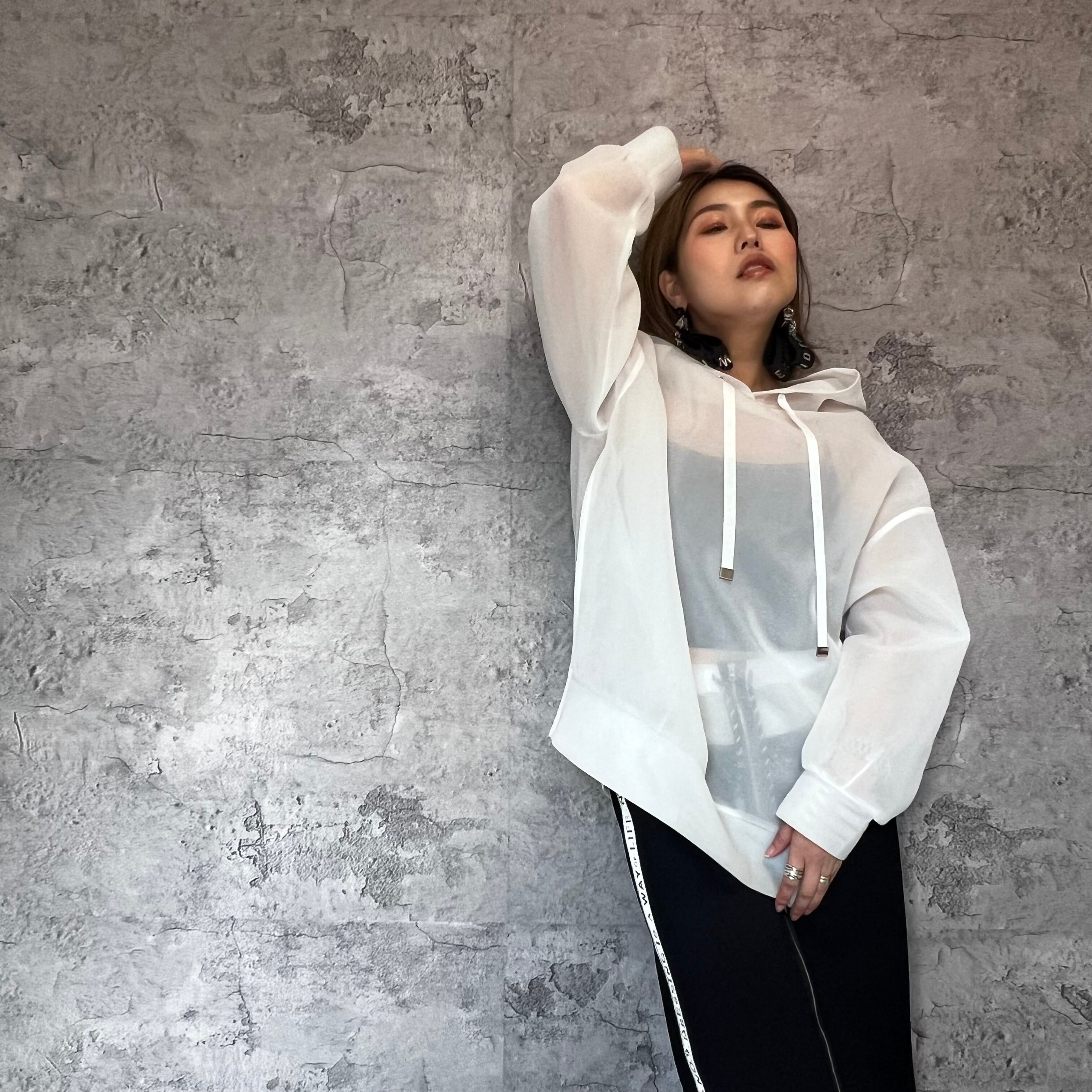 サイドジップシアーフーディ