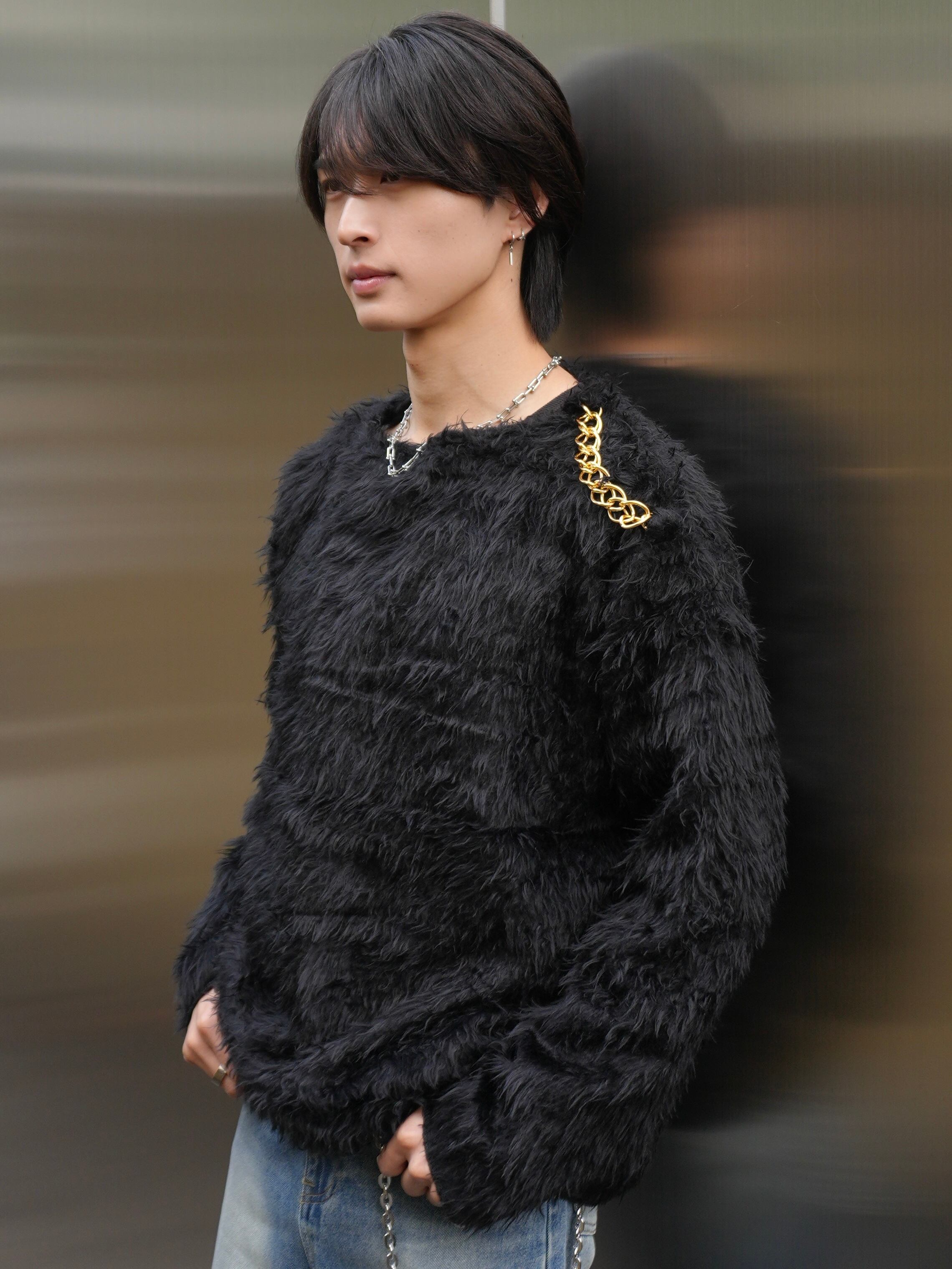 【ALUDE SELECT】blue check tweed jacket ALUDE SELECT】 blue check tweed jacket