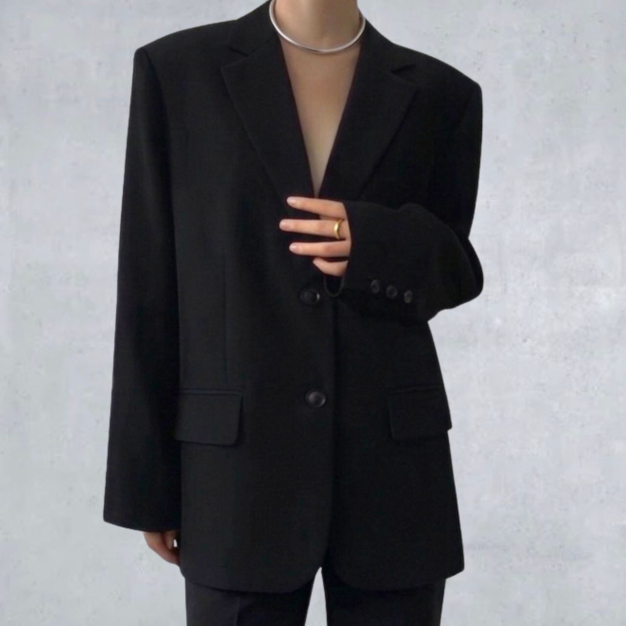 オーバーシルエットテーラージャケット 0581