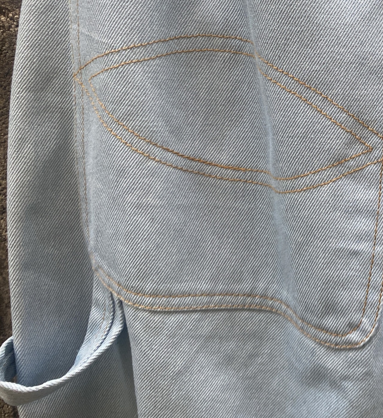 ICEBLUE DENIN PAINTER  PANTS    BLUE