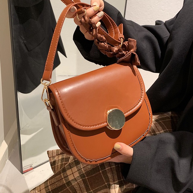 オータムスタンダード レトロ 秋物 スクウェア メッセンジャーバッグ 手作りハンドバック60169033239