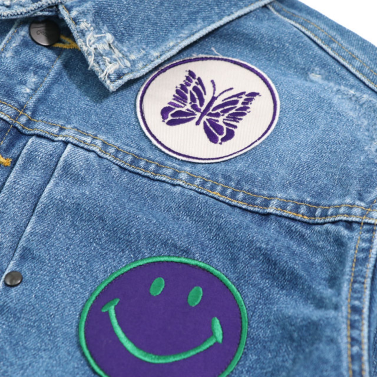 Needles (ニードルズ) / Assorted Patches Jean Jacket - 13oz C/L 